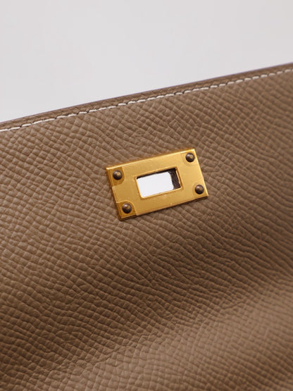 HERMES Kelly To Go - Etoupe 18 大象灰金 U
