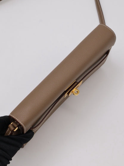 HERMES Kelly To Go - Etoupe 18 大象灰金 U