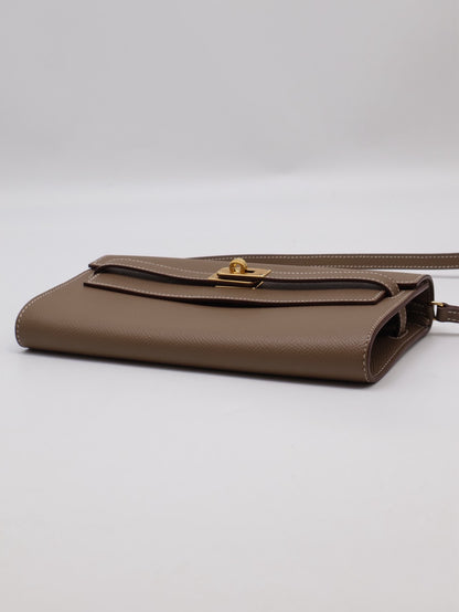 HERMES Kelly To Go - Etoupe 18 大象灰金 U