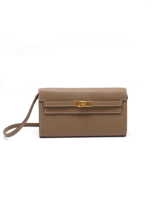 HERMES Kelly To Go - Etoupe 18 大象灰金 U