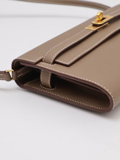 HERMES Kelly To Go - Etoupe 18 大象灰金 U