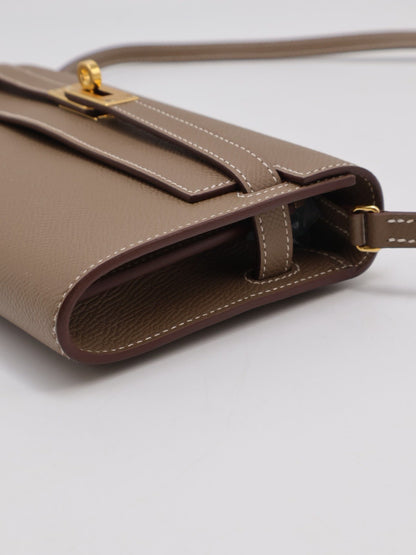 HERMES Kelly To Go - Etoupe 18 大象灰金 U