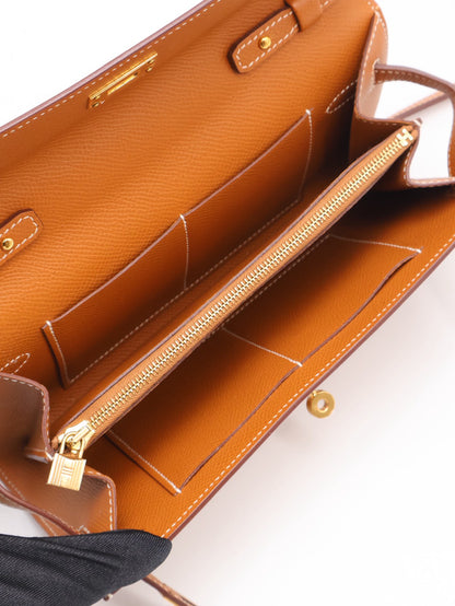 HERMES Kelly To Go - Gold 37 金棕金 Y