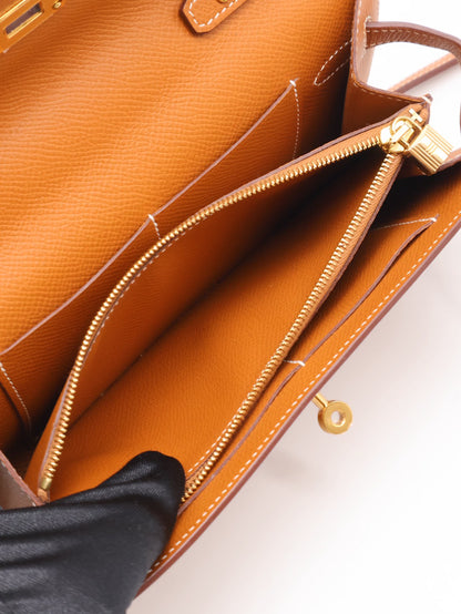 HERMES Kelly To Go - Gold 37 金棕金 Y