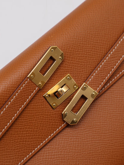 HERMES Kelly To Go - Gold 37 金棕金 Y