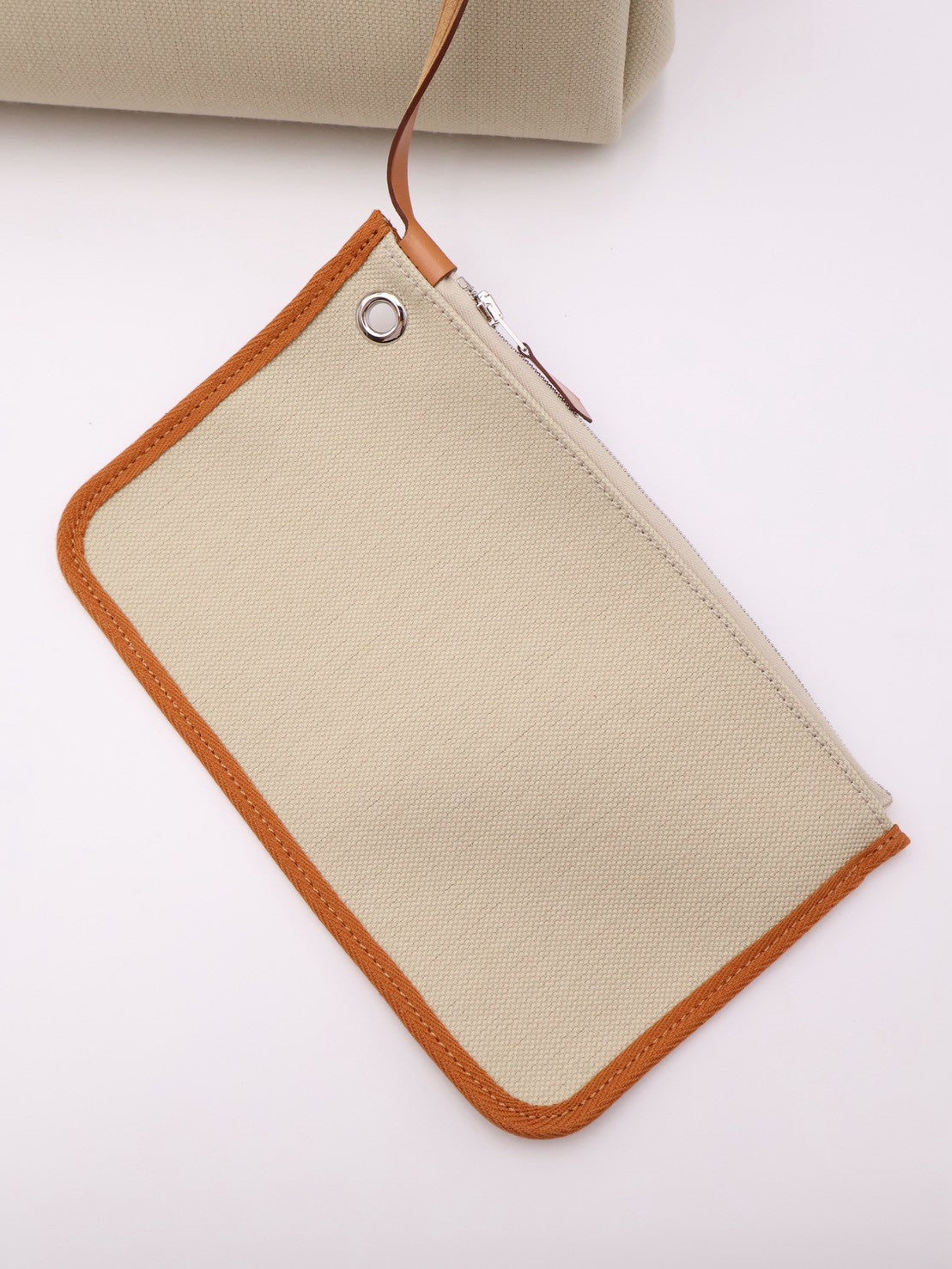 HERMES Herbag Zip 31 - Gold 米白/金棕琺瑯銀釦 B
