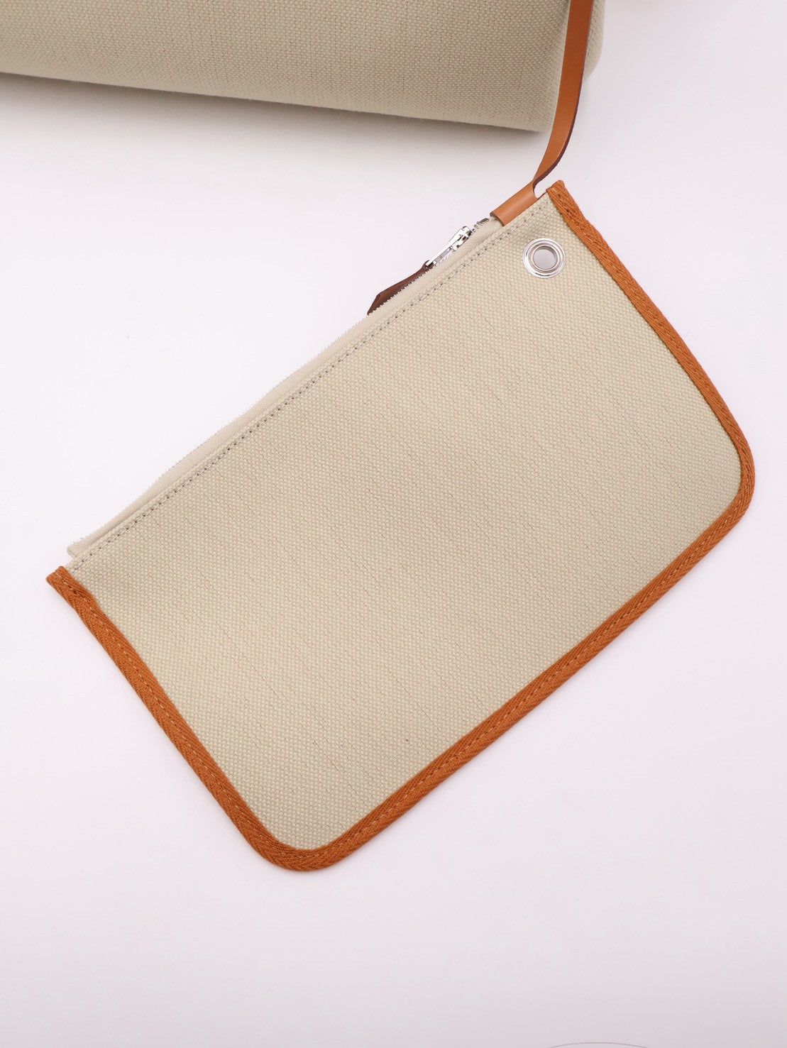 HERMES Herbag Zip 31 - Gold 米白/金棕琺瑯銀釦 B