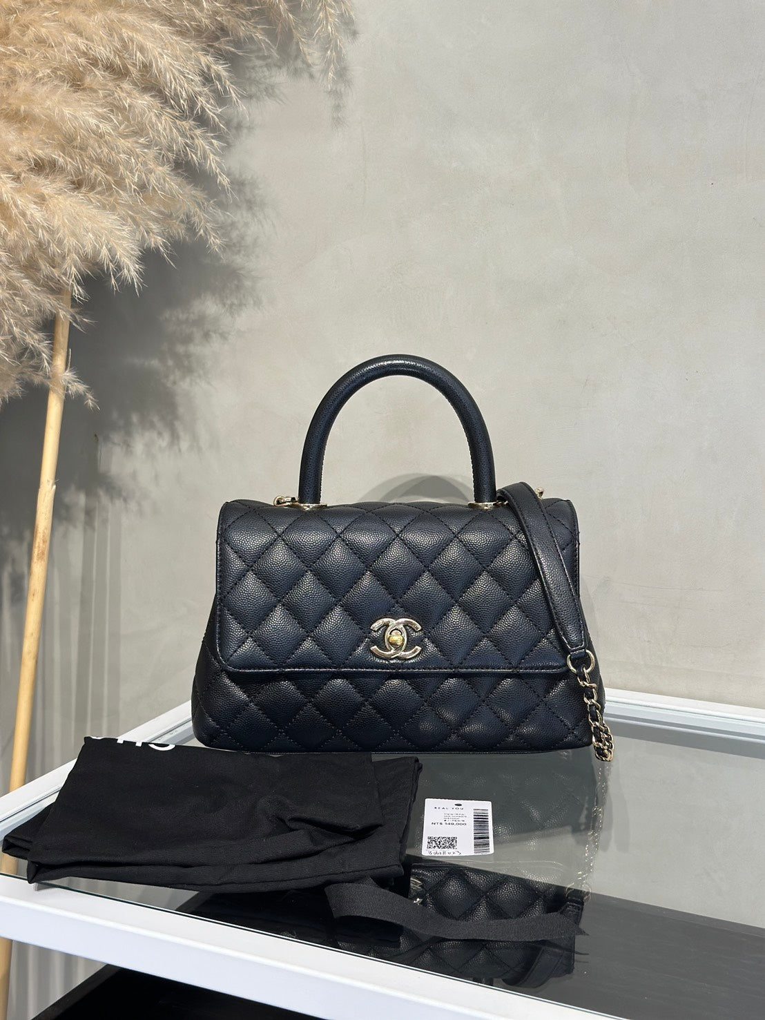 CHANEL Coco Handle - 小號黑金