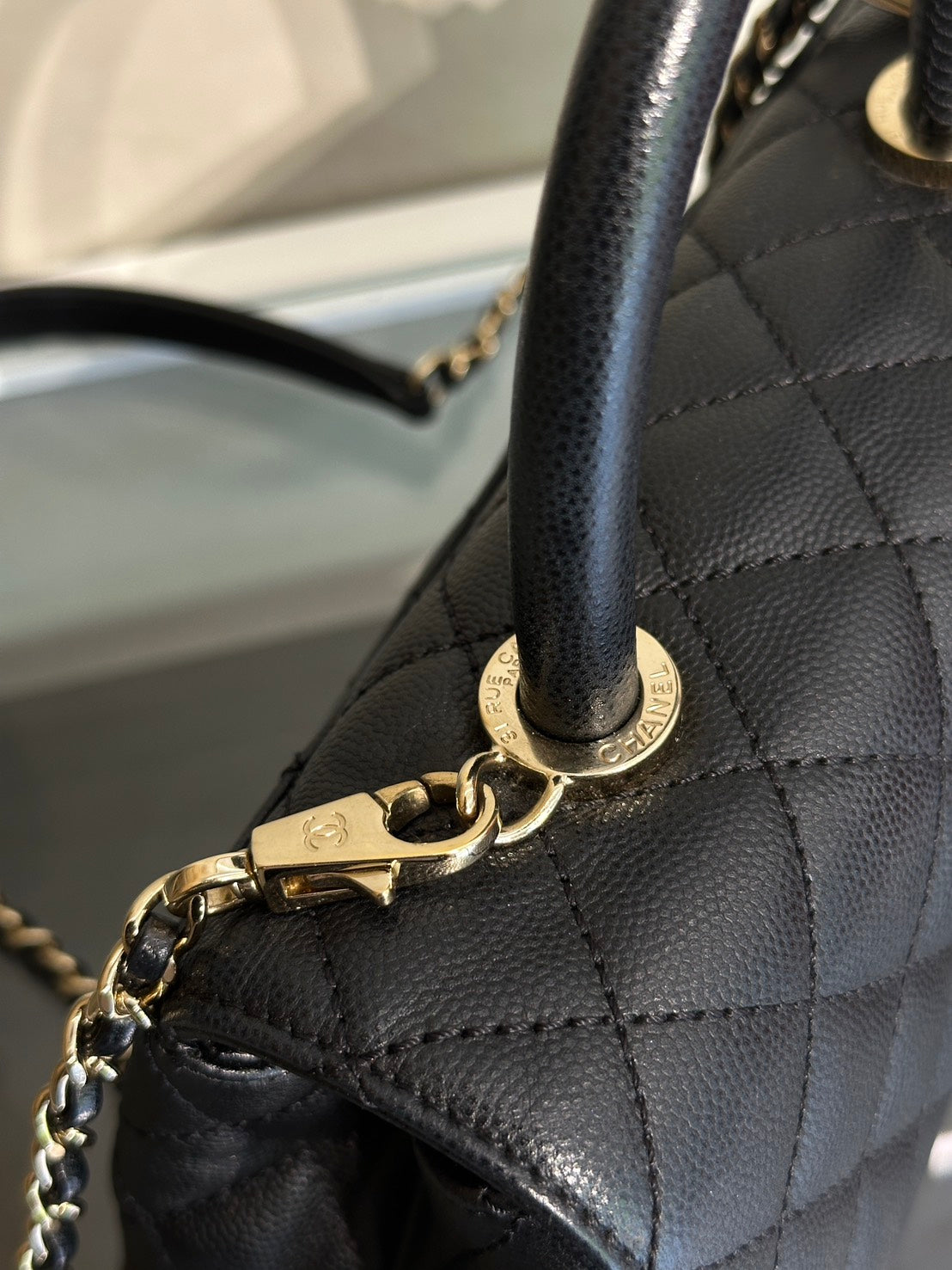 CHANEL Coco Handle - 小號黑金