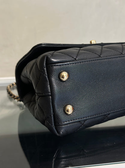 CHANEL Coco Handle - 小號黑金