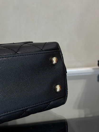 CHANEL Coco Handle - 小號黑金