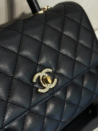 CHANEL Coco Handle - 小號黑金