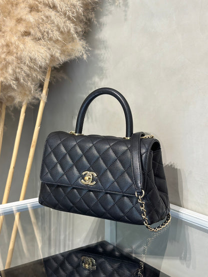 CHANEL Coco Handle - 小號黑金