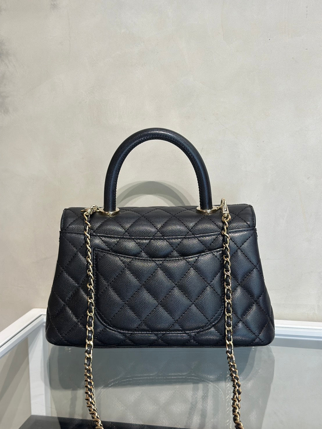 CHANEL Coco Handle - 小號黑金