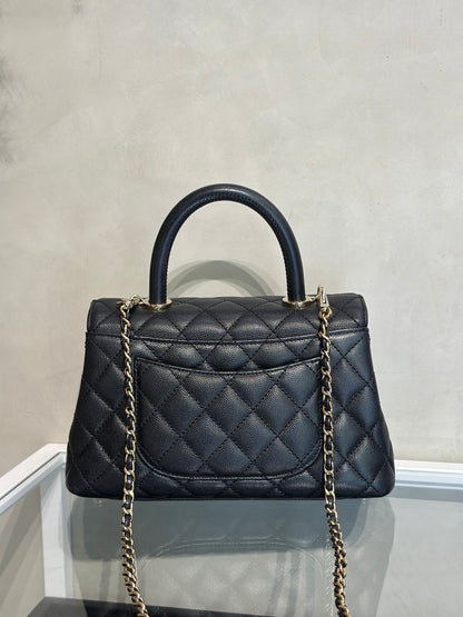 CHANEL Coco Handle - 小號黑金