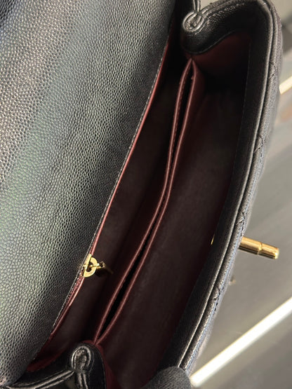 CHANEL Coco Handle - 小號黑金