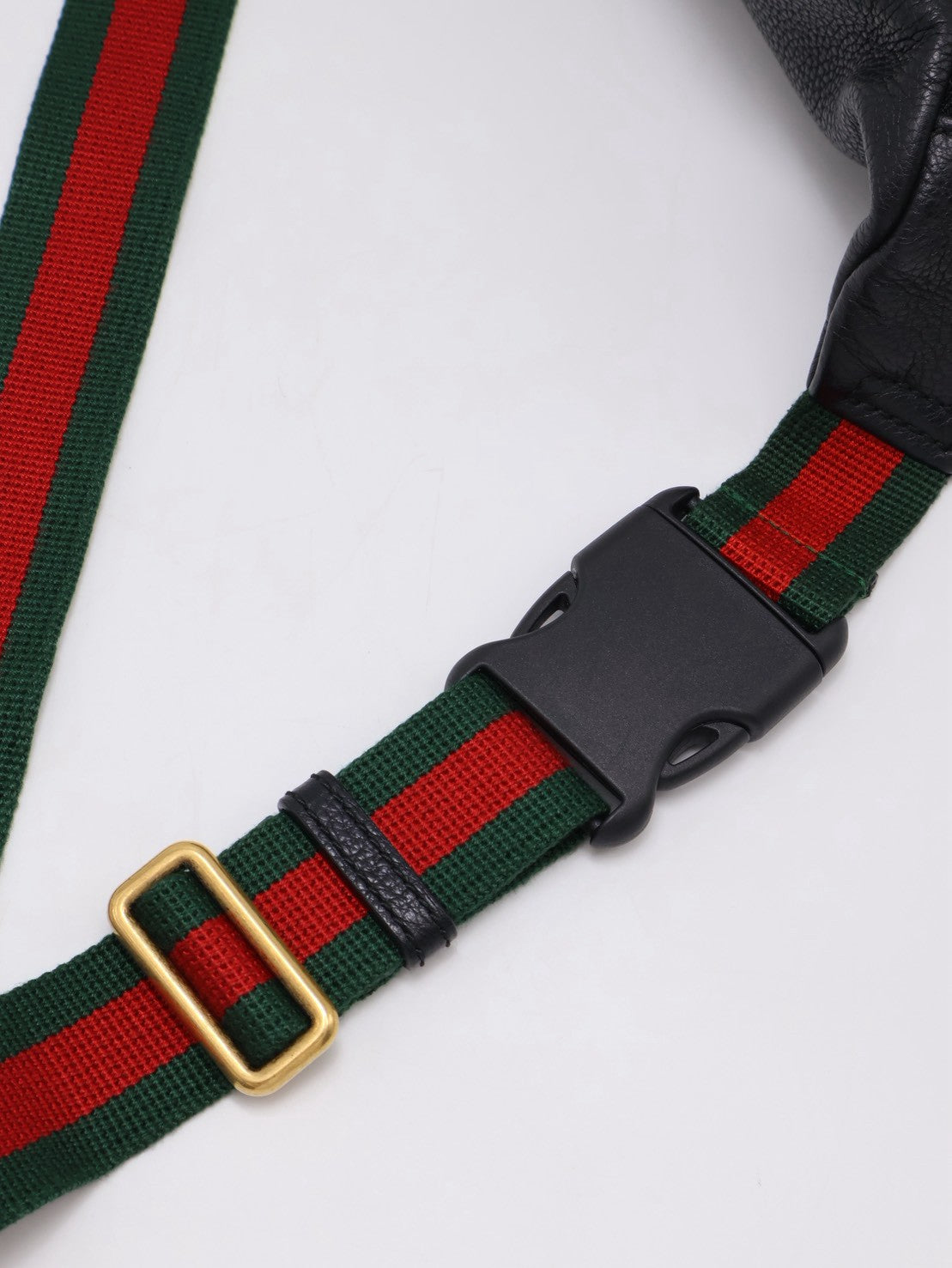 GUCCI Print復古胸包 - 大號黑