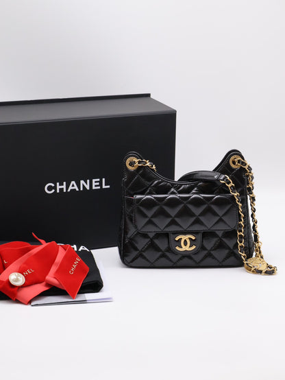 CHANEL 天貓精靈 - 小號黑金