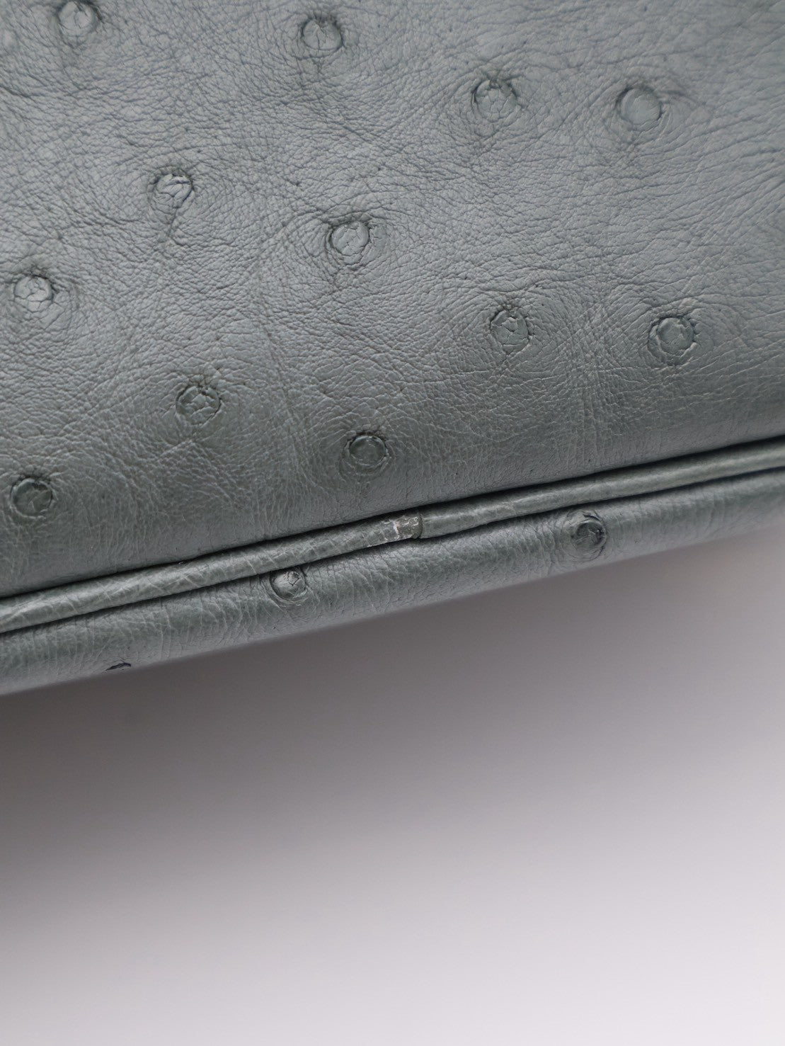 HERMES Mini Lindy - Vert Amande 63 鴕鳥皮杏仁綠金 U