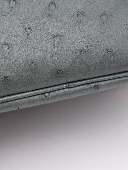 HERMES Mini Lindy - Vert Amande 63 鴕鳥皮杏仁綠金 U