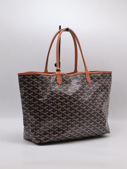 GOYARD 經典亞麻帆布Tote - 小號棕