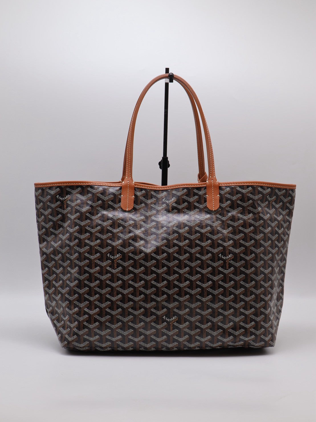 GOYARD 經典亞麻帆布Tote - 小號棕