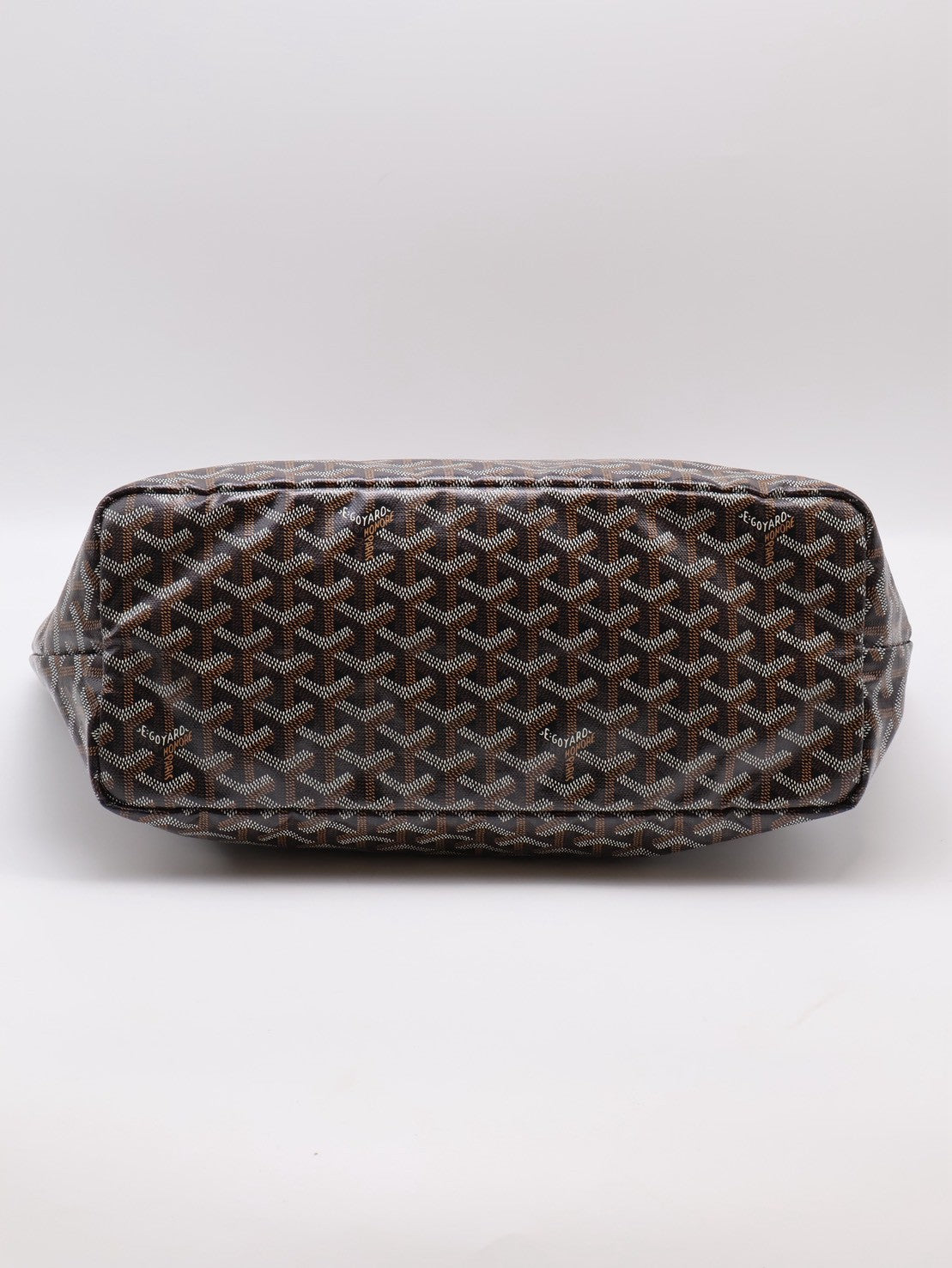 GOYARD 經典亞麻帆布Tote - 小號棕