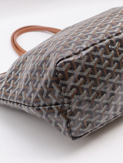 GOYARD 經典亞麻帆布Tote - 小號棕