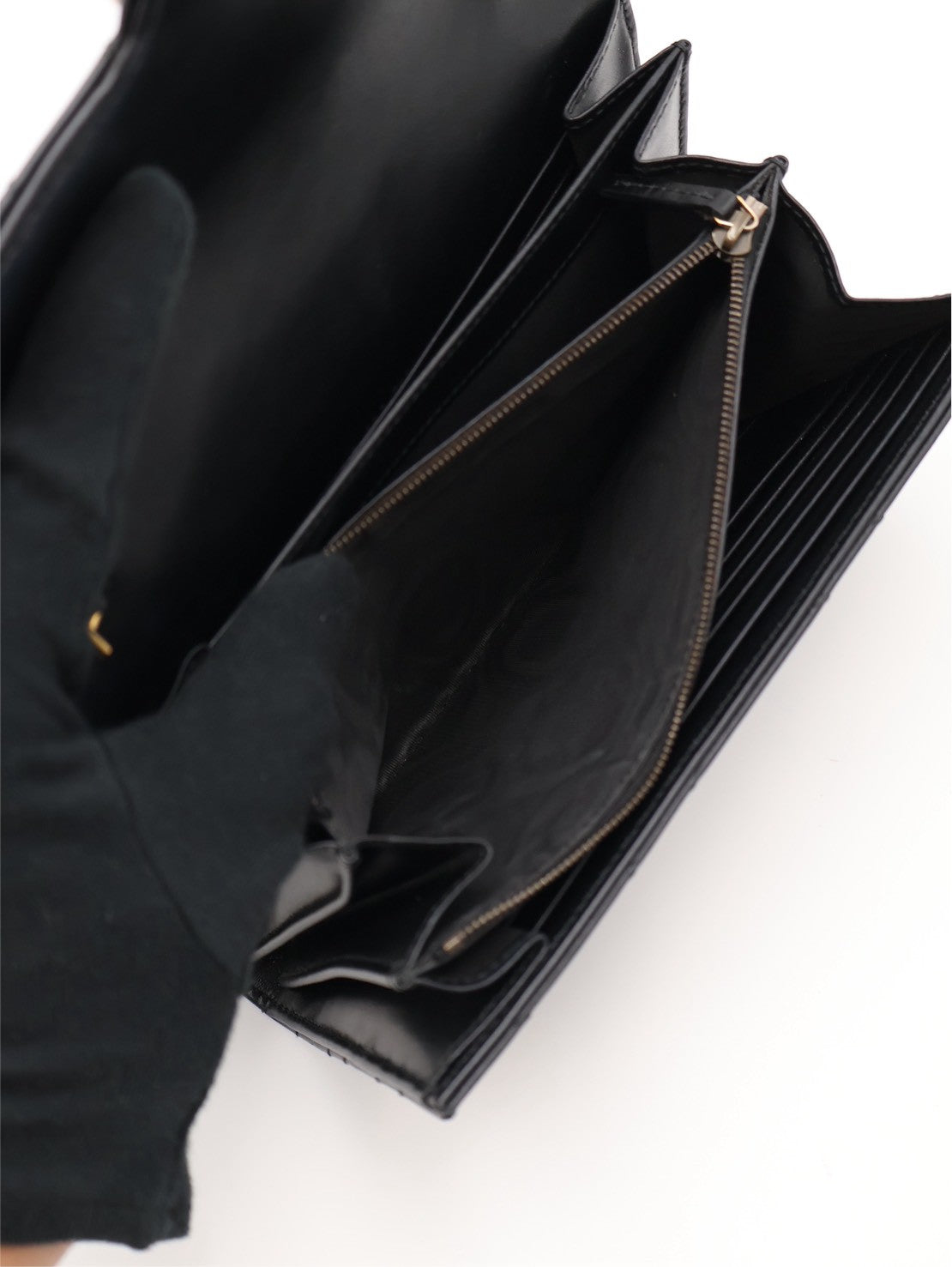 GUCCI Marmont Matelasse風琴WOC - 黑金