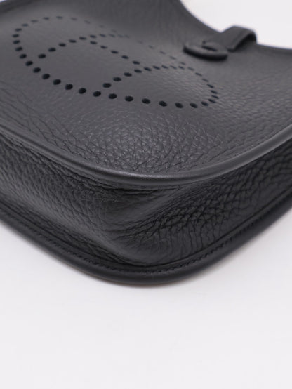 HERMES Mini Evelyne - Noir 89 黑金 W