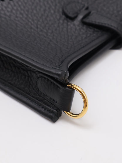 HERMES Mini Evelyne - Noir 89 黑金 W