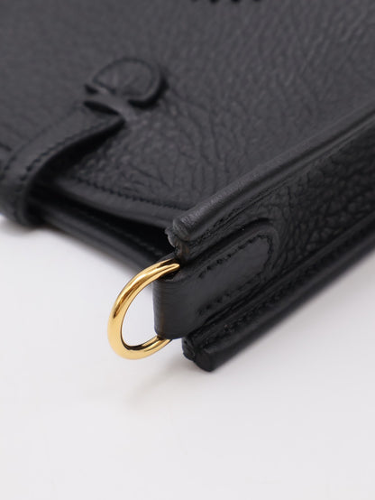 HERMES Mini Evelyne - Noir 89 黑金 W