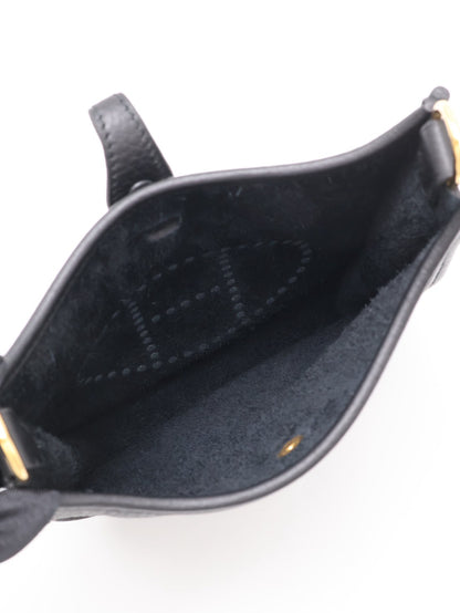 HERMES Mini Evelyne - Noir 89 黑金 W
