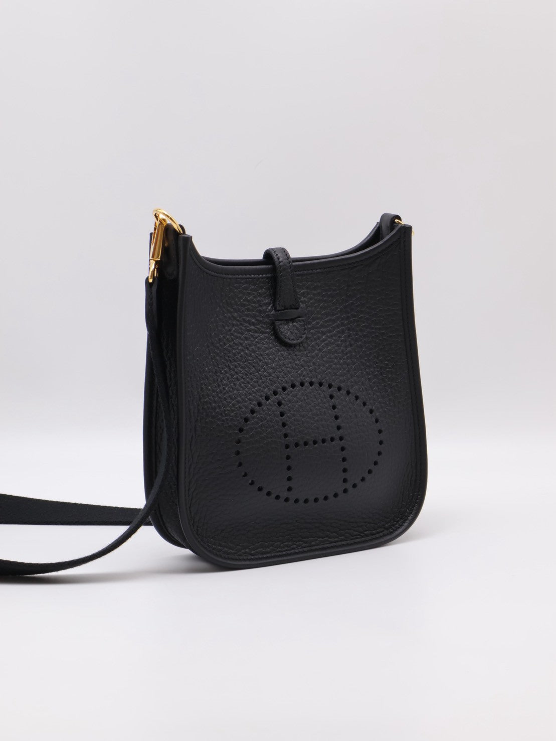 HERMES Mini Evelyne - Noir 89 黑金 W