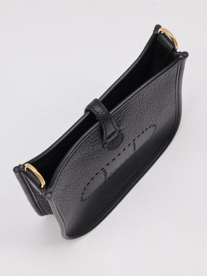 HERMES Mini Evelyne - Noir 89 黑金 W