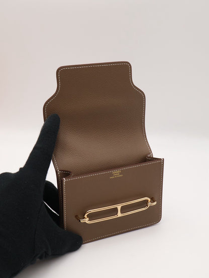 HERMES Roulis slim - Etoupe 18 大象灰金 B