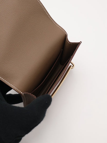 HERMES Roulis slim - Etoupe 18 大象灰金 B