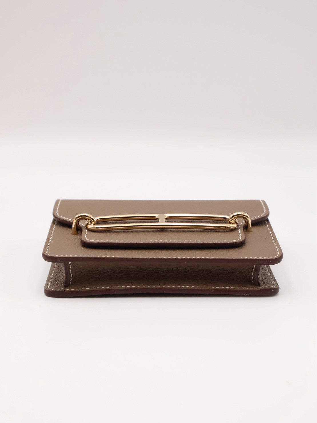 HERMES Roulis slim - Etoupe 18 大象灰金 B