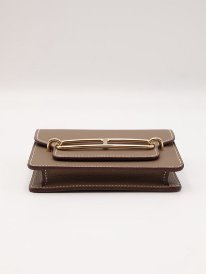 HERMES Roulis slim - Etoupe 18 大象灰金 B