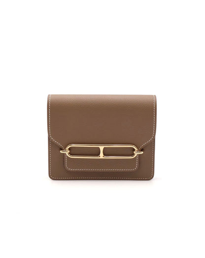 HERMES Roulis slim - Etoupe 18 大象灰金 B