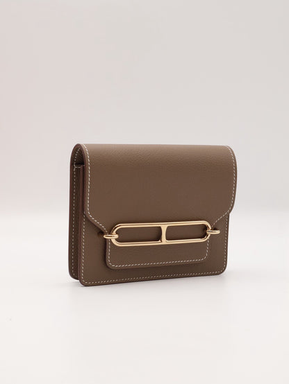 HERMES Roulis slim - Etoupe 18 大象灰金 B