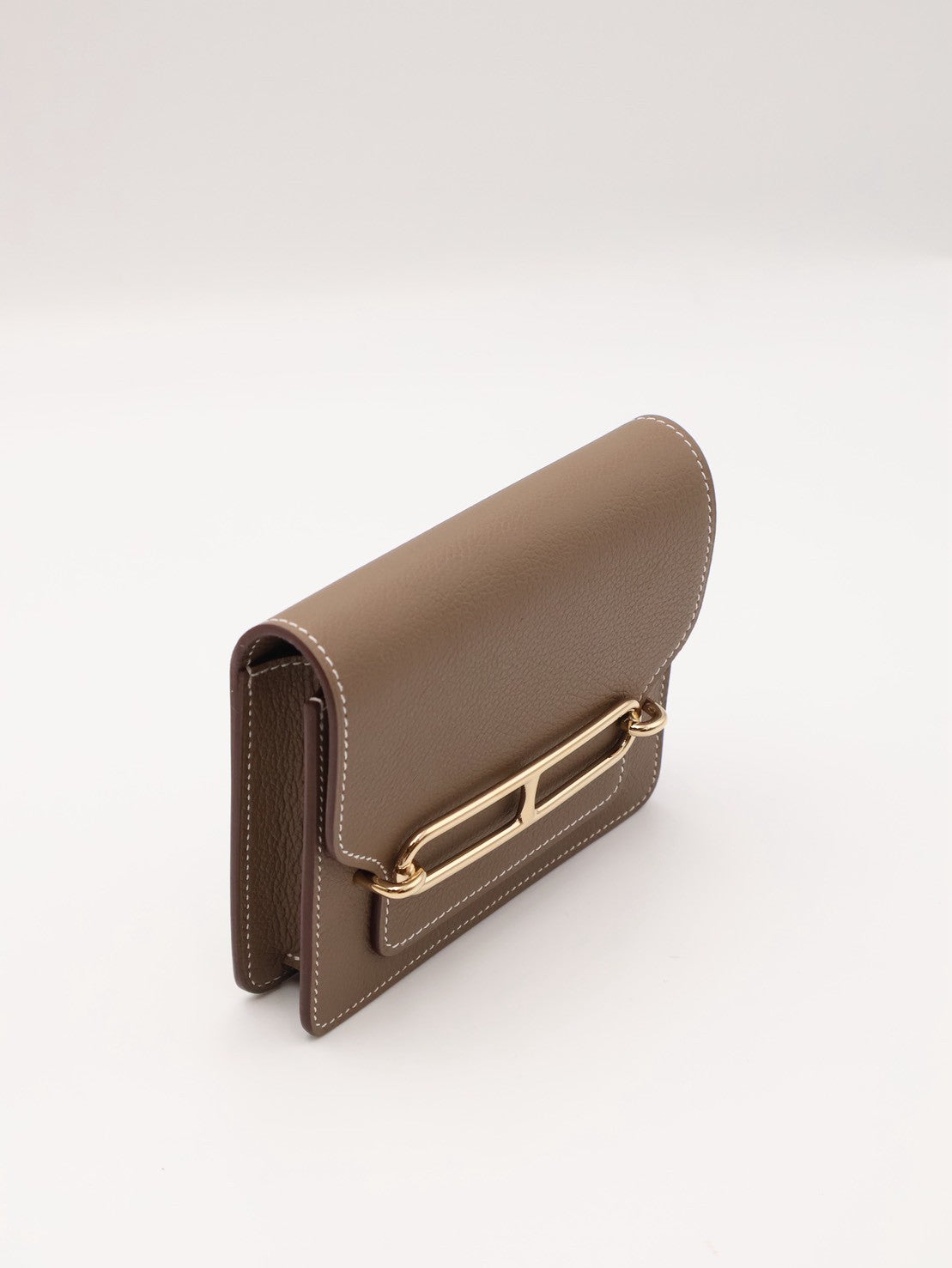 HERMES Roulis slim - Etoupe 18 大象灰金 B