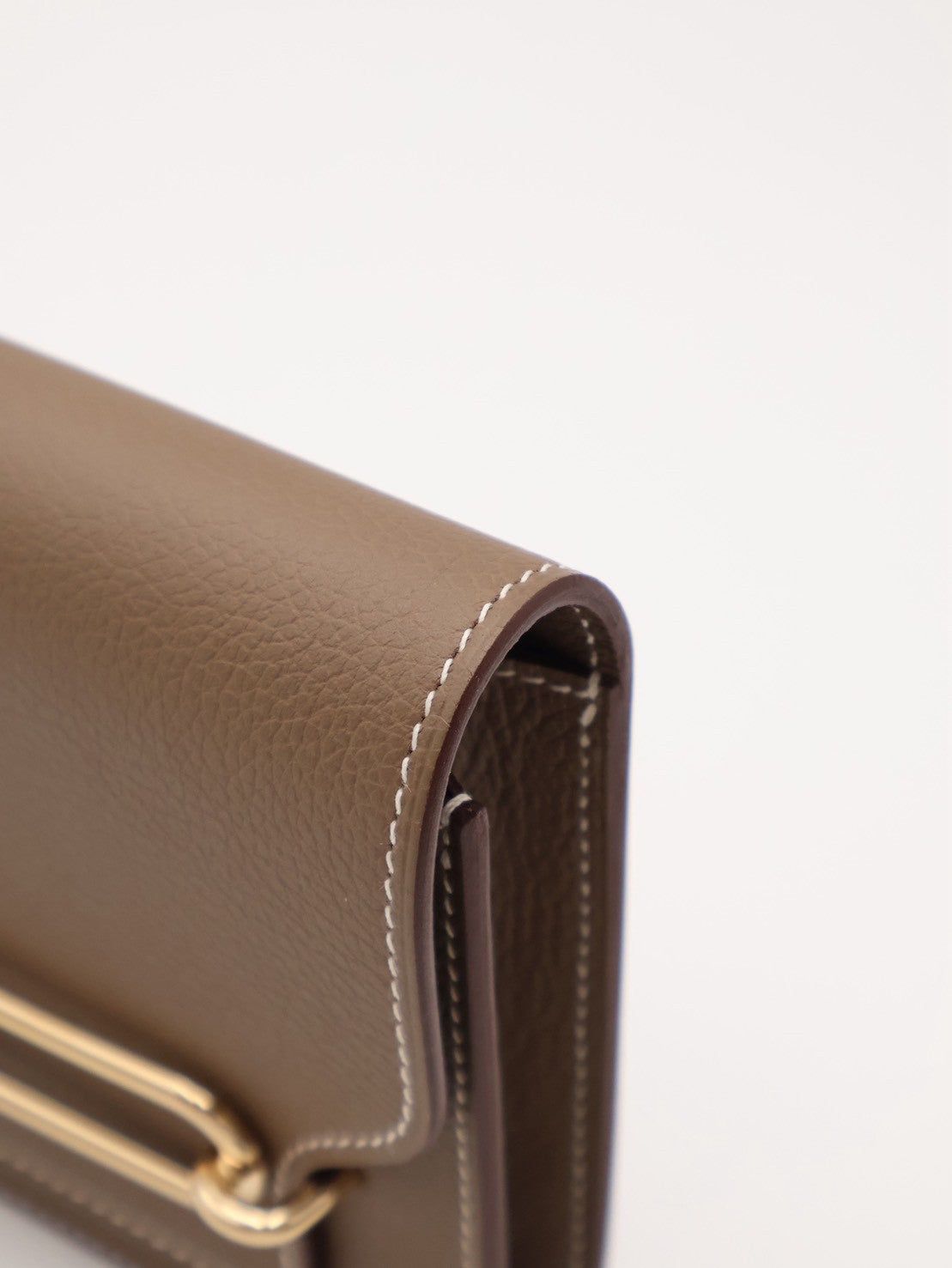 HERMES Roulis slim - Etoupe 18 大象灰金 B