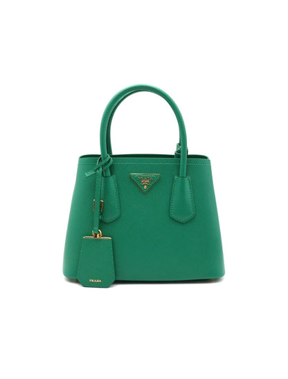 PRADA Double Saffiano手提包 - 綠