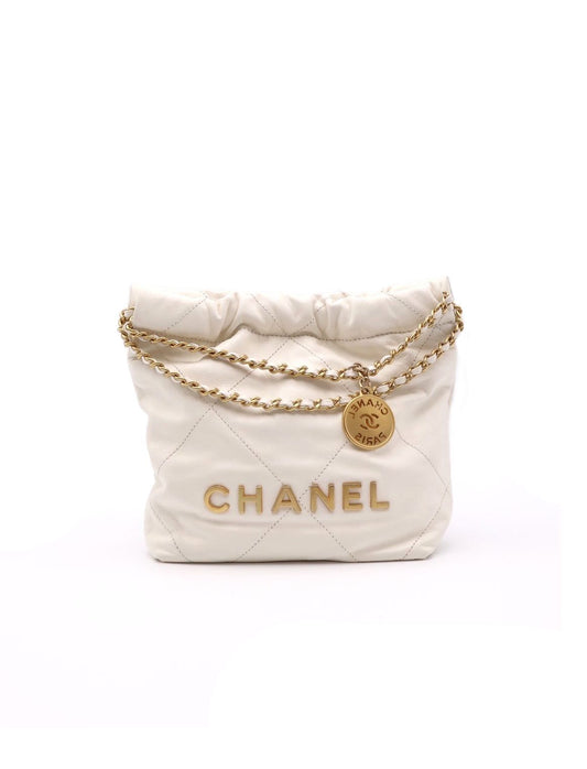 CHANEL 22 Mini Bag - 白金