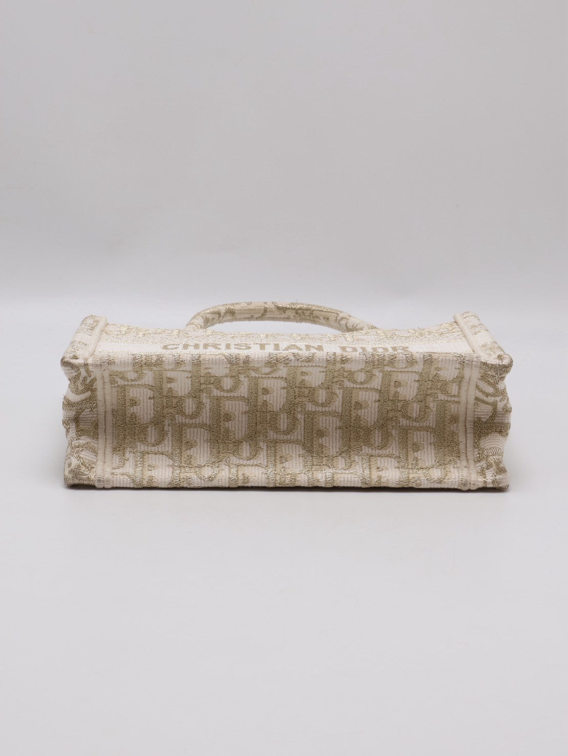DIOR Oblique Mini Tote - 白金