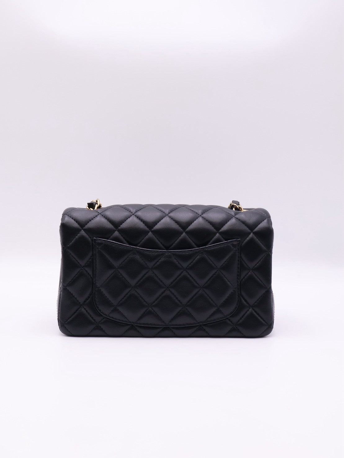 CHANEL 經典口蓋包Mini CF20 - 黑金