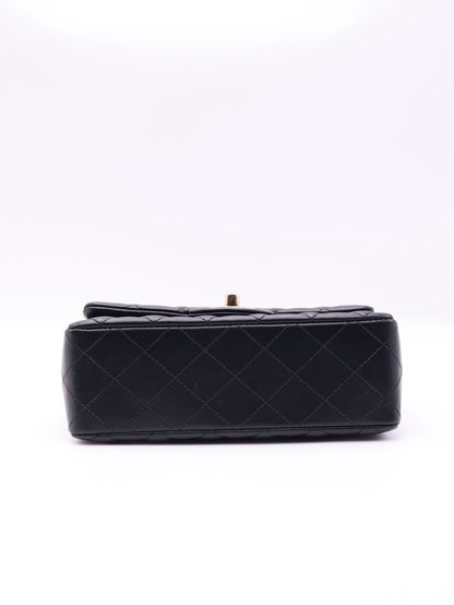 CHANEL 經典口蓋包Mini CF20 - 黑金
