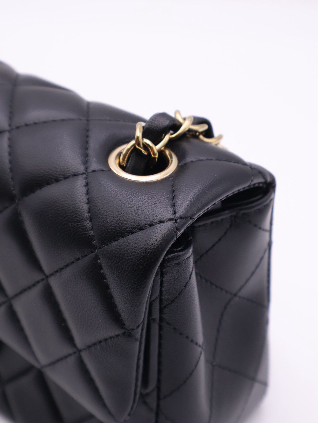 CHANEL 經典口蓋包Mini CF20 - 黑金