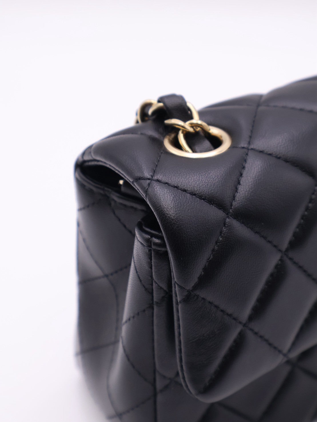 CHANEL 經典口蓋包Mini CF20 - 黑金